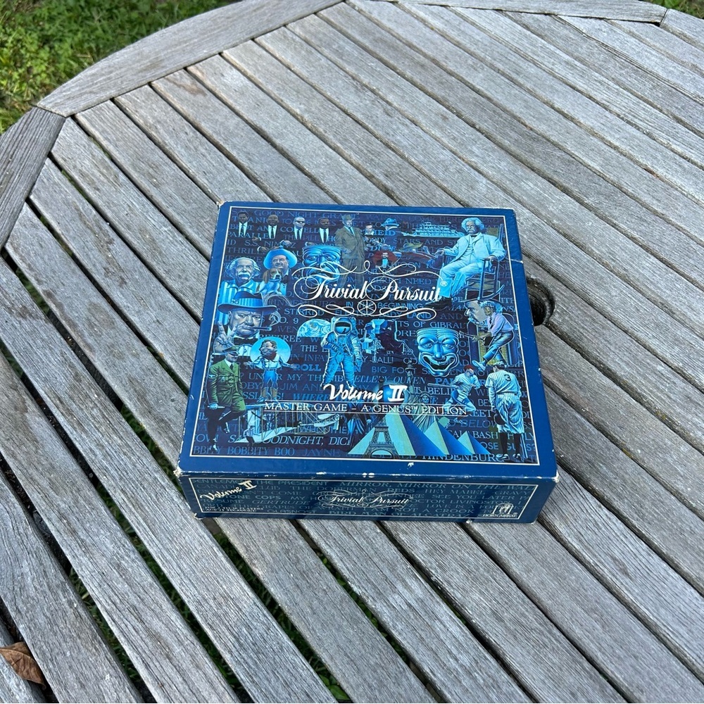 Trivial Pursuit Volume 2 Master‎ Genus Edition Parker Brothers 1987